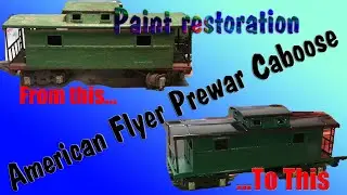 Painting A Prewar Caboose and Unboxing A Tank Car