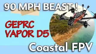 FPV Drone over Hastings Country Park | GepRC Vapor D5 5