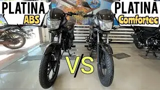 Platina 110 ABS  vs 110 Comfortec ⚡| Bajaj Platina 110 Detailed Comparison | Harsh