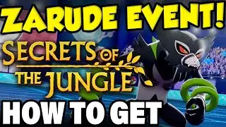 ZARUDE EVENT ANNOUNCED! How To Get Zarude in Pokemon Sword and Shield / How To Get Zarude Codes!