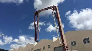 CONCRETE PUMP SEBHSA 37 M. RENAULT KERAX 6X4