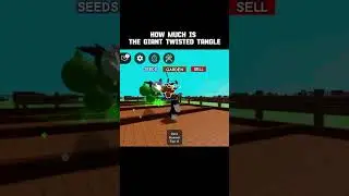 How Much Is The Giant Twisted Tangle #roblox #GrowAGarden #RobloxShorts #FunnyRoblox