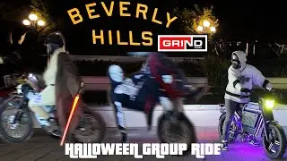 FULL VIDEO On Grind with the DJI Pocket 3 eCrewLA Halloween WESTSIDE Group Ride on 10-27-23