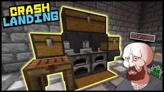 Manual smelting is so last season | Minecraft: Crash Landing ft. @Deadpine #7