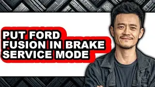 How to Put Ford Fusion in Brake Service Mode (only Way)