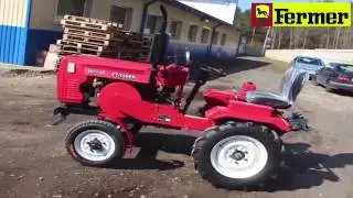 минитрактор FERMER FT-15 DEK. совместимая оснастка