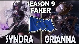 SKT T1 Faker SYNDRA vs ORIANNA [ MID ] Lol Master EUW
