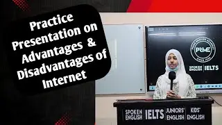 Spoken English Class | Practice presentation on Advantages and Disadvantages of Internet 
