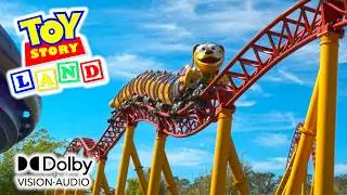 WOAHH! Toy Story Land SILENT Morning Walkthrough with 3D Audio!