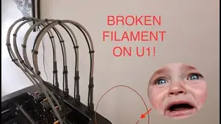 OH NO! Busted Filament On Snapmaker U1! QUICK FIX!