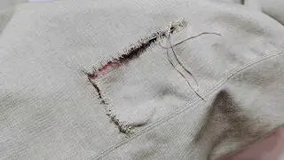 Волшебный стежок идеально подходит для самостоятельного ремонта дырки на одежде, не оставляя следов.