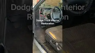 Восстановление салона грузовика Dodge Ram 2-го поколения