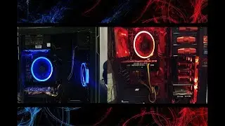 Air Cooler Mymax  Led Azul/Vermelho
