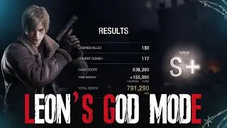 LEON GOES GOD MODE! 🔥 RE4 REMAKE MERCENARIES Gameplay