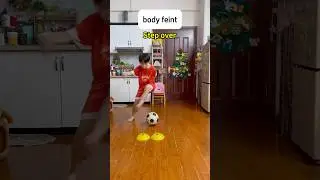 Body feint exercise at home #soccerforkids #footballforkids #trainingfootball