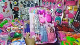 4 minutes satisfying with unboxing cute kitchen set (Lots of Accessories!) Asmr satisfying