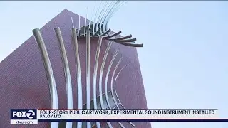 Jewish sculpture rises in Palo Alto