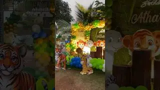 jungle theme birthday decoration,jungle theme birthday decoration at home,