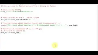 Python program to Remove Letters From a String in Python