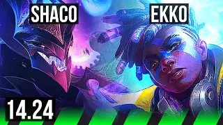 SHACO vs EKKO (JGL) | KR Diamond | 14.24
