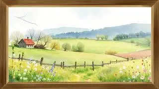 Summer🌞Fields Landscapes 🖼️ Oil Painting | Frame Tv Art Gallery | 4K Screensavers