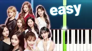 TWICE - FANCY (100% EASY PIANO TUTORIAL)