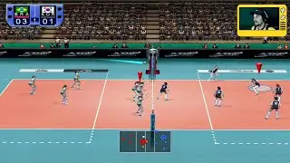 PS2 / Women's Volleyball Championship / Melhor simulador de voleibol j&aacute; lan&ccedil;ado / 1080p