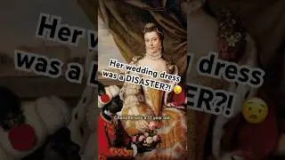 Her wedding dress was a DISASTER?! 😧 || #historicaldress #historycomesalive #queencharlotte