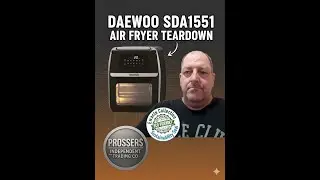 Timelapse of Daewoo SDA1551 Air Fryer Teardown