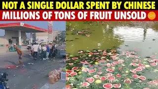 Not A Single Dollar Spent By Chinese, Millions Of Tons Of Fruit Unsold, Watermelons Dumped In Ponds