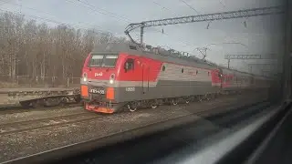 Прибытие на станцию Самарская эп1м-438 