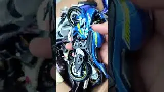 Box Full With Diecast Metal Scale Model Motorcycles #shorts