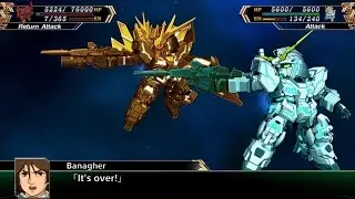 Super Robot Wars V (EN) - Gundam Unicorn Final Fight Part 2 (VS Full Frontal & Neo Zeong)[Stage 38B]