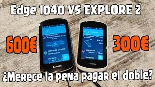 Ciclocomputador tope de gama VS gama baja de Garmin! Edge 1040 VS EDGE EXPLORE 2!