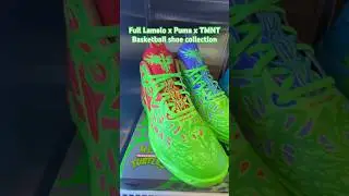 Lamelo ball x Puma x Teenage mutant ninja turtle full basketball shoe collection  #shorts