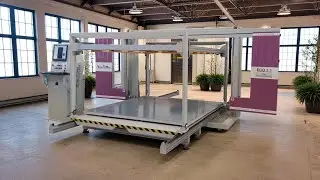 ECO 1.1 POLYURETHANE FOAM CNC CONTOUR CUTTING MACHINE , SAGOMATRICE  A LAMA TAGLIO POLIURETANO