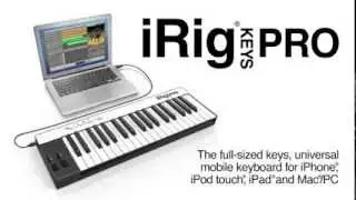 iRig KEYS PRO Trailer - The full-sized-key universal mobile keyboard for iPhone, iPad, Mac/PC