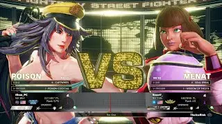 SFV Champion Edition 🔥 iDom (POISON) Vs NeonV (MENAT) 🔥 Online Match's 05-07-2023