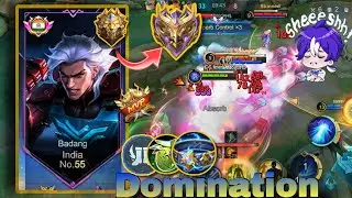MLBB: S39 Legend to Mythic push | TOP INDIAN BADANG GAMEPLAY 🔥 + BUILD 🦾 !!!!!