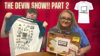 The Office Box Summer 2022, I love how much enjoyment he gets out of this box @shopculturefly #TheOffice