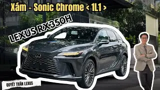 🌟Lexus RX350h Luxury | Ngoại thất: Xám - Sonic Chrome (1L1) - Nội thất nâu Café | Quyết Trần Lexus