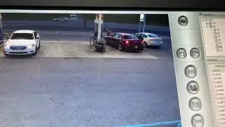 Carjacking gone wrong. Thief ran over.