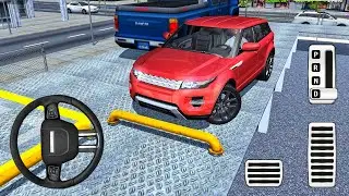 Multi-level Car Parking Game 2025 - Real Jeep Red SUV Parking 3D Sim - Car Game Android Gameplay