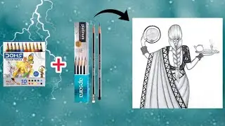 Karva chuath girl drawing ll how to draw karva chauth drawing 😍✨ll