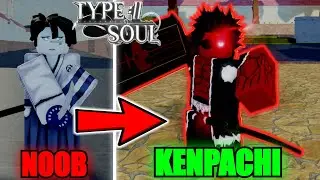 Going From Noob To BANKAI Kenpachi Zaraki In Type Soul...(Roblox)