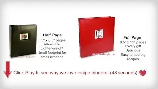 We Love Recipe Binders - CookbookPeople.com