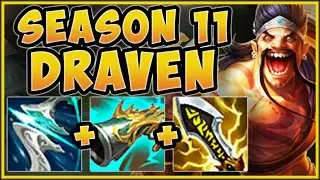 WHAT IS THIS!? RIOT 100% OVERTUNED DRAVEN WITH THESE NEW SEASON 11 ITEMS! HOB DRAVEN ONE SHOTS!
