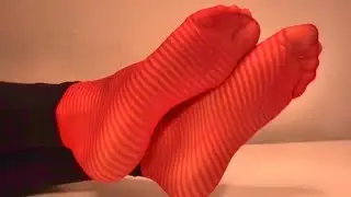 Stinky Red Nylon Socks & Leggings