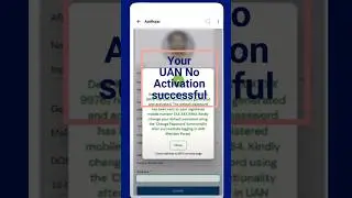 UAN Activation ✅ UMANG APP I how to activate UAN Number  New Prosess I #epfo
