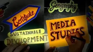 School Project Heading Designs Compilation | How to write decorative Heading for Project File